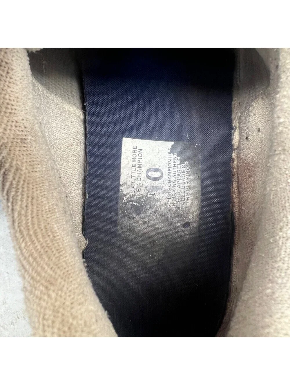 Champion used shoes